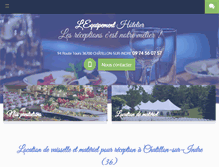 Tablet Screenshot of lequipement-hotelier.com